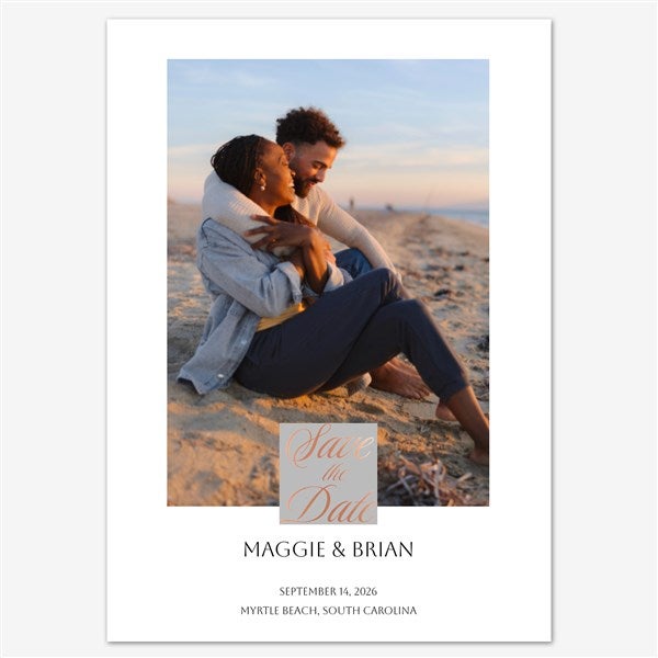 Endless Affection Save the Date Personalized Card - 55663D