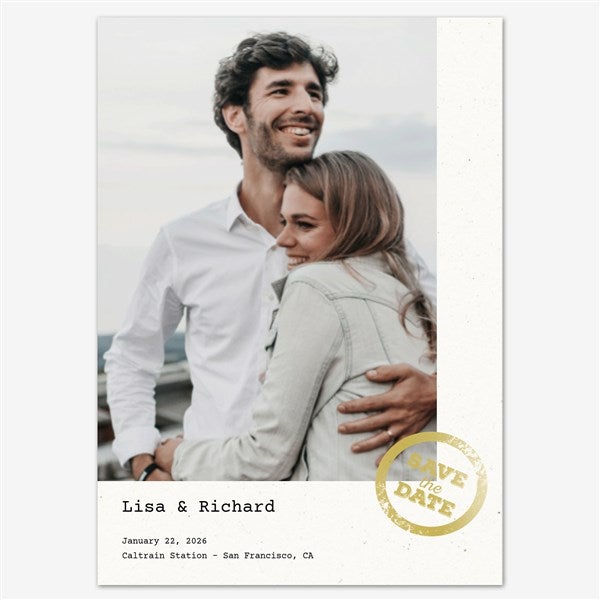 Embracing Forever Save the Date Personalized Card - 55671D