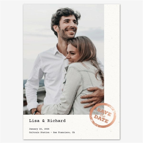 Embracing Forever Save the Date Personalized Card - 55671D
