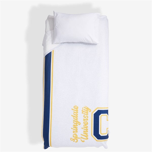 Varsity Letter Personalized Twin Sweatshirt Blanket - 55799