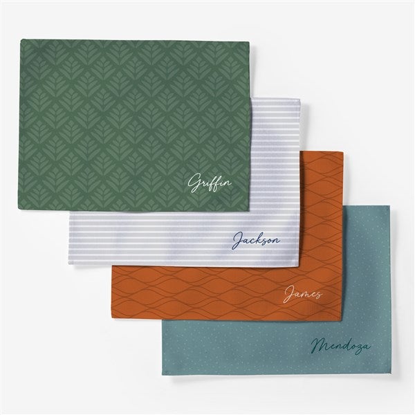 Choose Your Pattern Personalized Placemats  - 55811