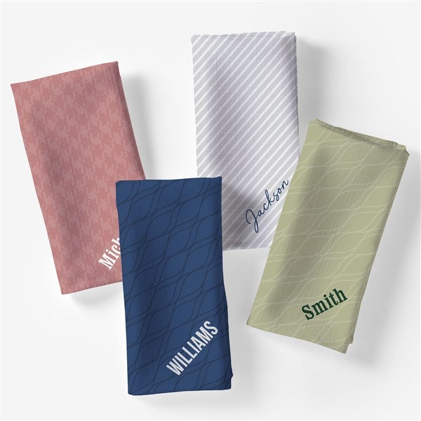 Choose Your Pattern Personalized Napkins - 55824