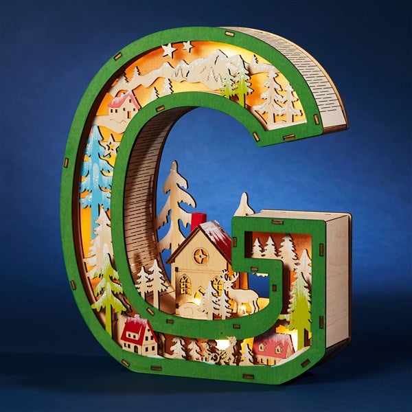 Northwood Noel Wood LED Monogram Letters  - 55971