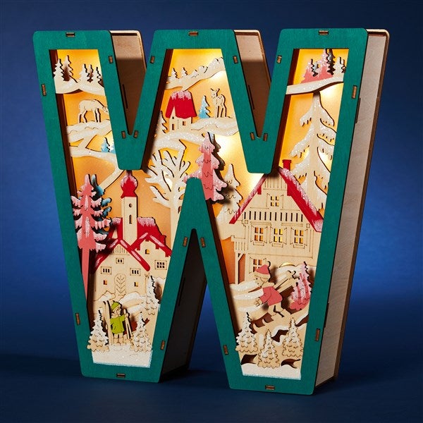 Northwood Noel Wood LED Monogram Letters  - 55971