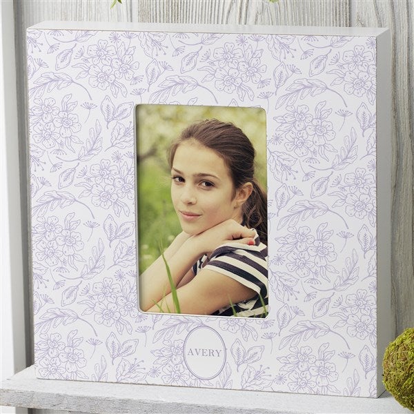 Blush & Bloom Personalized Photo Frame - 55999