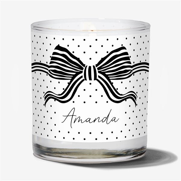 Perfectly Tied Personalized 8oz Glass Candle - 56050