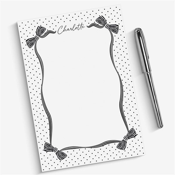 Perfectly Tied Personalized Large Notepad - 56053