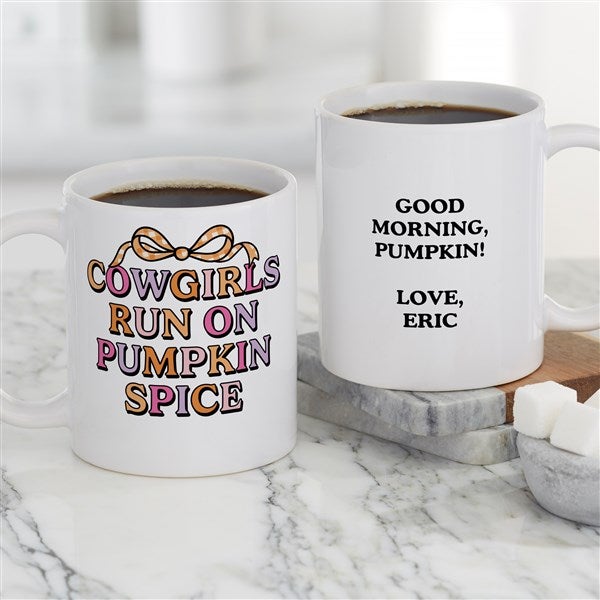 Kittenish Personalized Pinkoween Coffee Mugs - 56089