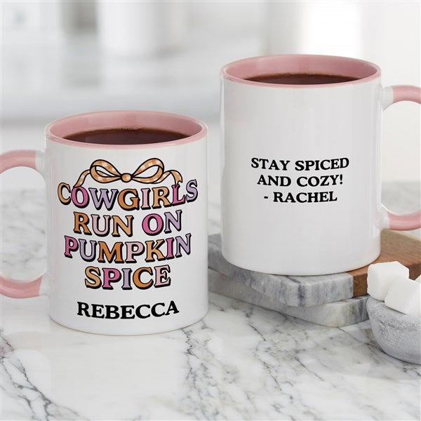 Kittenish Personalized Pinkoween Coffee Mugs - 56089