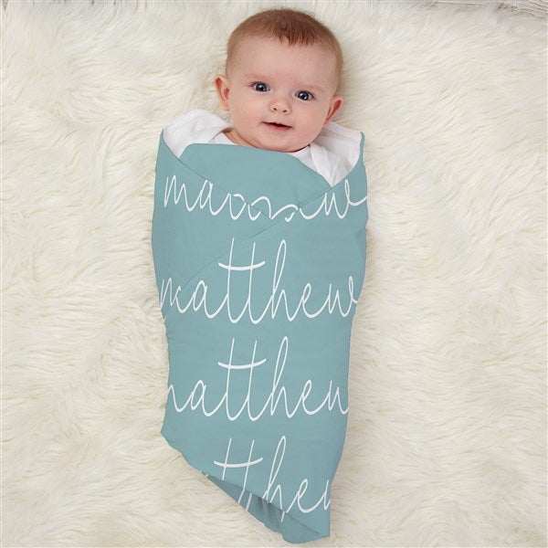 Tender Name Personalized Baby Receiving Blanket - 56127