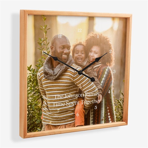 Photo Personalized Square Wall Clock  - 56185