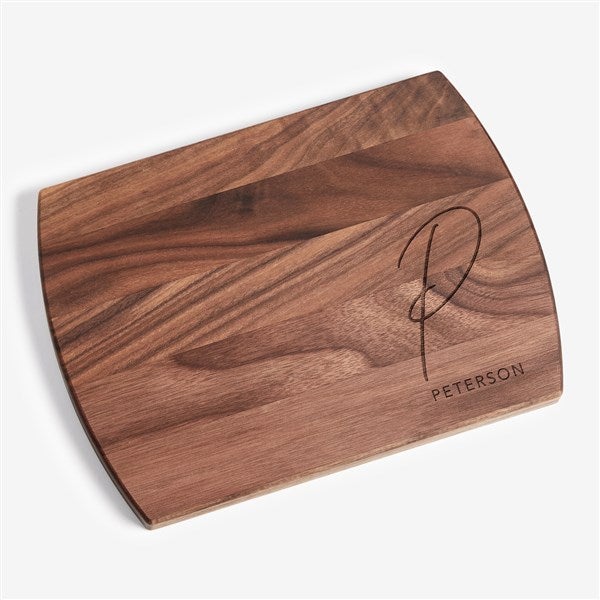 Signature Engraved Walnut Bar Board  - 56236