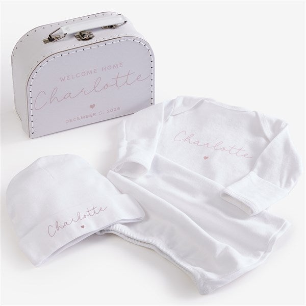 Welcome Home Personalized Baby Layette Gift Set  - 56321