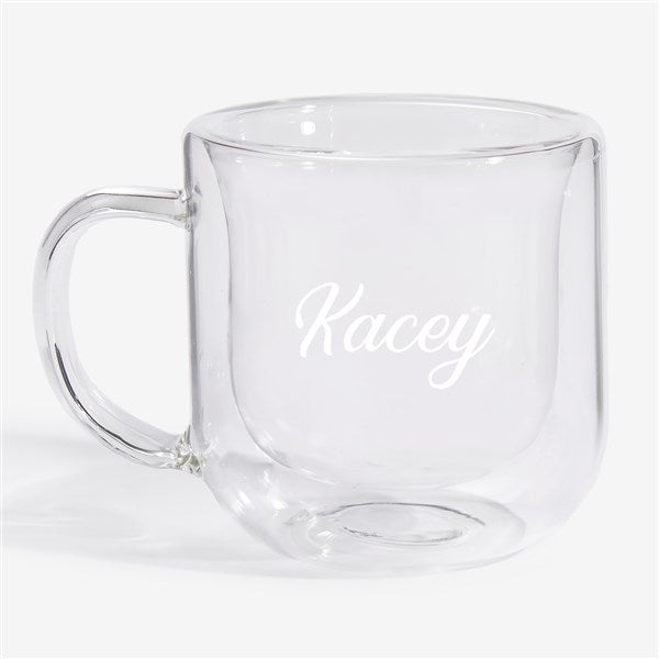 Luigi Bormioli® Engraved Double Wall Glass Espresso Mug - 56363