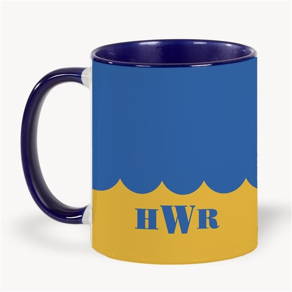 Scallop Me Pretty Personalized Coffee Mugs - 56479