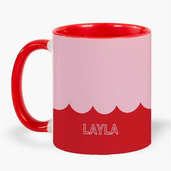 Scallop Me Pretty Personalized Coffee Mugs - 56479