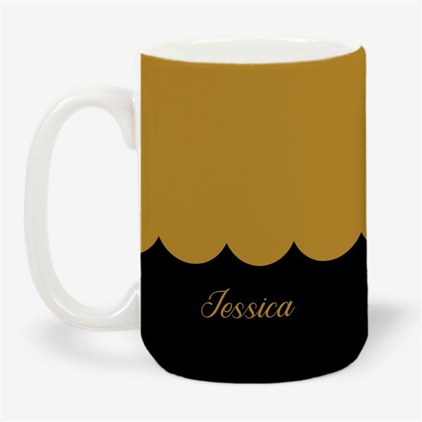 Scallop Me Pretty Personalized Coffee Mugs - 56479