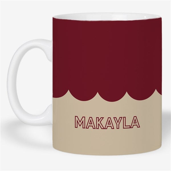Scallop Me Pretty Personalized Coffee Mugs - 56479