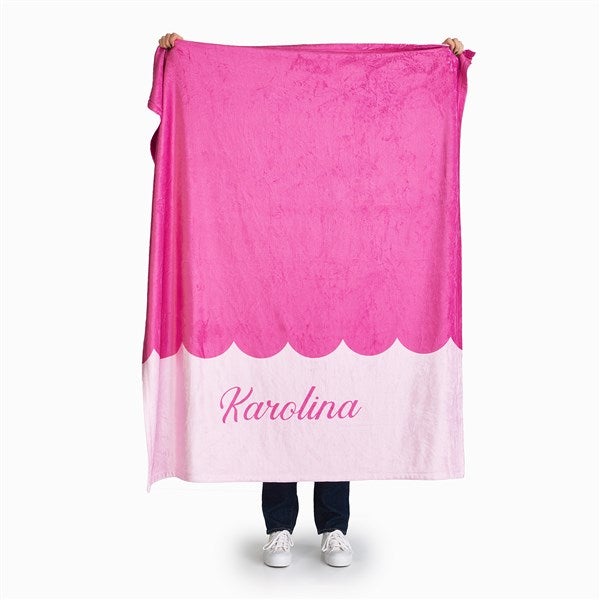 Scallop Me Pretty Personalized Blanket - 56480
