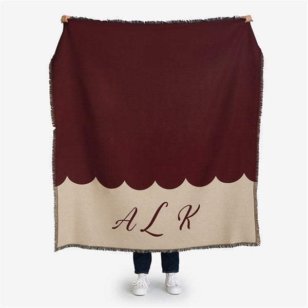 Scallop Me Pretty Personalized Blanket - 56480