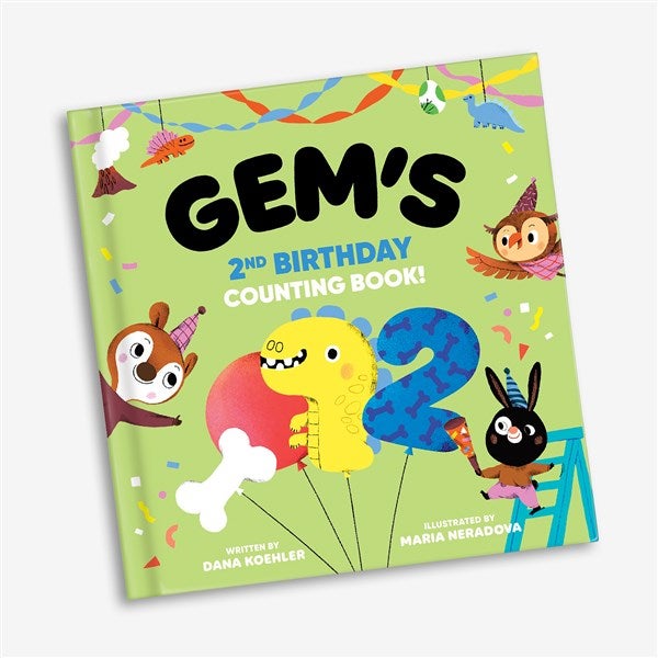 Birthday Counting Personalized Book - 56547D