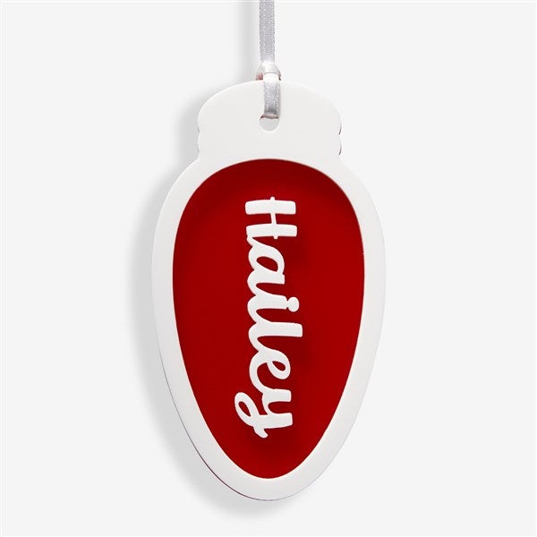 Christmas Icon Personalized 2 Layer Acrylic Ornament  - 56549