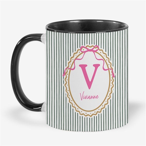 Personalized Striped Initial Mug by Jessie James Decker - 56580