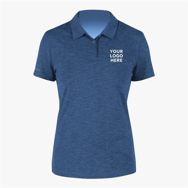 Custom Women's Anetik Low Pro Tech Polo - Navy Heather - 56705