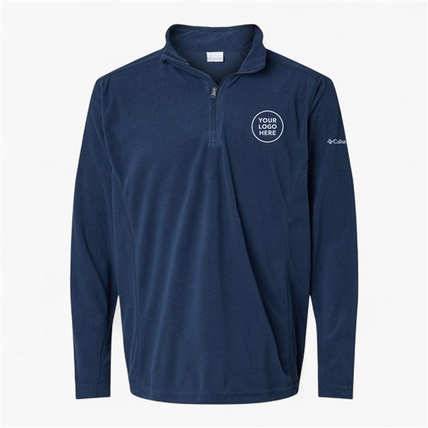 Custom Men's Columbia Klamath Range™ II Half Zip Pullover - Collegiate Navy  - 56858