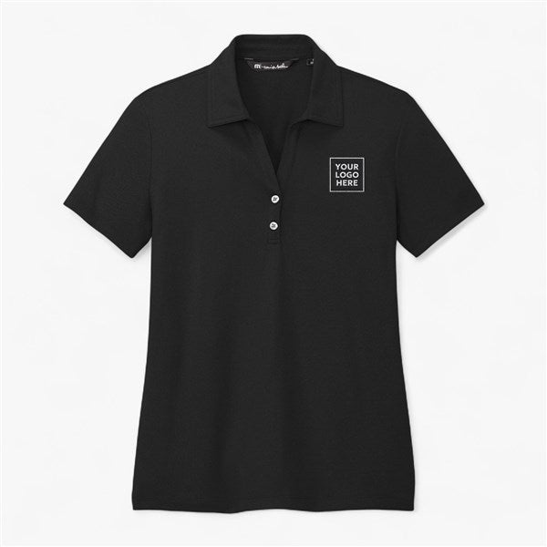 Custom Women's TravisMatthew Coto Polo - Black  - 56872