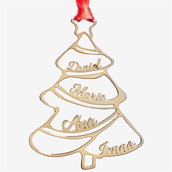 Personalized Name Tree Ornament - 56917D