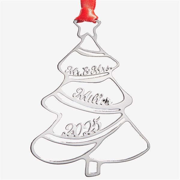 Personalized Wedding Tree Ornament  - 56918D