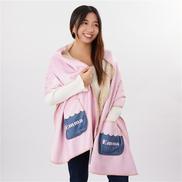 Scallop Me Pretty Personalized Cuddle Wrap - 56970