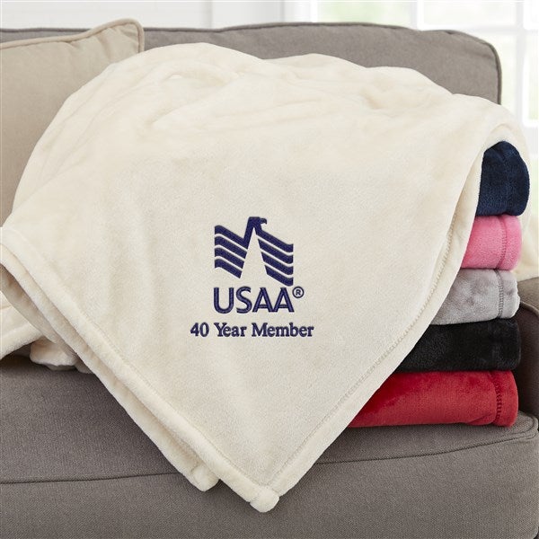 USAA Logo Fleece Throw - 57236