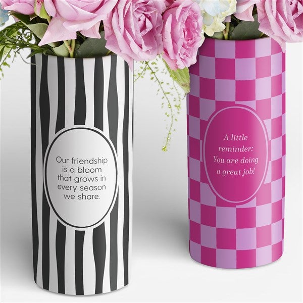 Pattern Pop Personalized Flower Vase - 57272