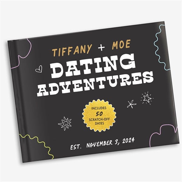 Our Dating Adventures Personalized Scratch-Off Book - 57352D