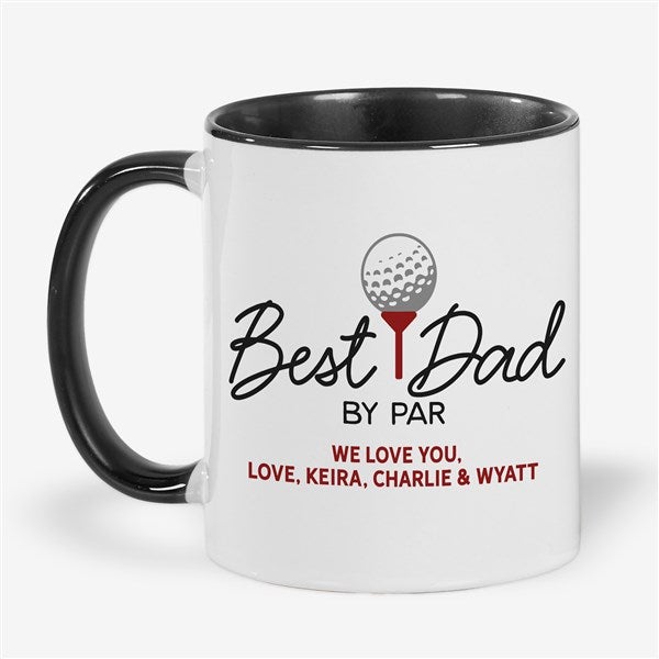 Best Dad By Par Personalized Coffee Mugs - 57386