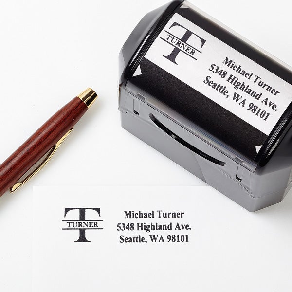  Name Signature Style Stamps Self-Inking Personalized