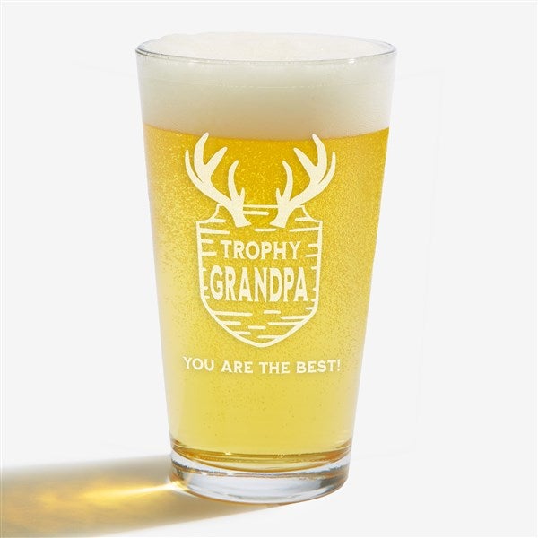 Hunting Trophy Engraved Beer Glass Collection - 57415