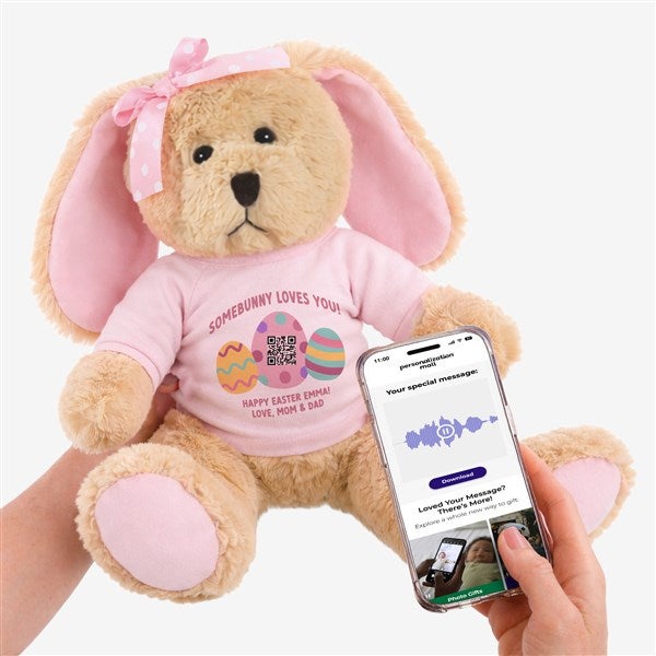 Personalized Bunny with Audio QR Code