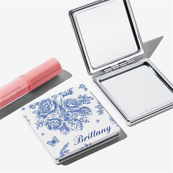 Toile Edit Personalized Compact Mirror - 57441