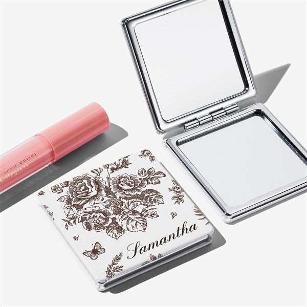 Toile Edit Personalized Compact Mirror - 57441