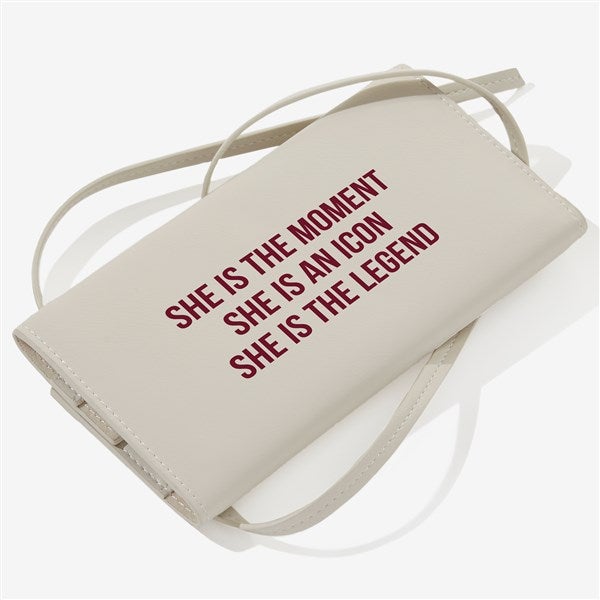 Write You Own Personalized Leatherette Jewelry Roll - 57464