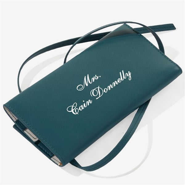 Write You Own Personalized Leatherette Jewelry Roll - 57464