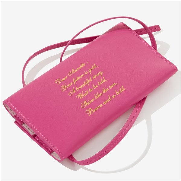Write You Own Personalized Leatherette Jewelry Roll - 57464