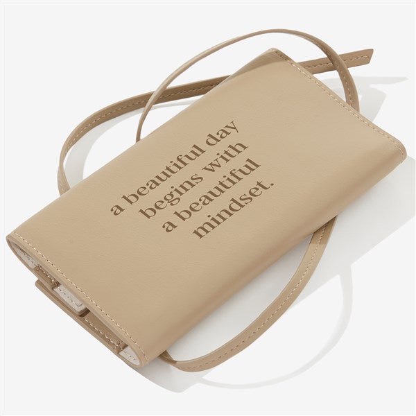 Write You Own Personalized Leatherette Jewelry Roll - 57464