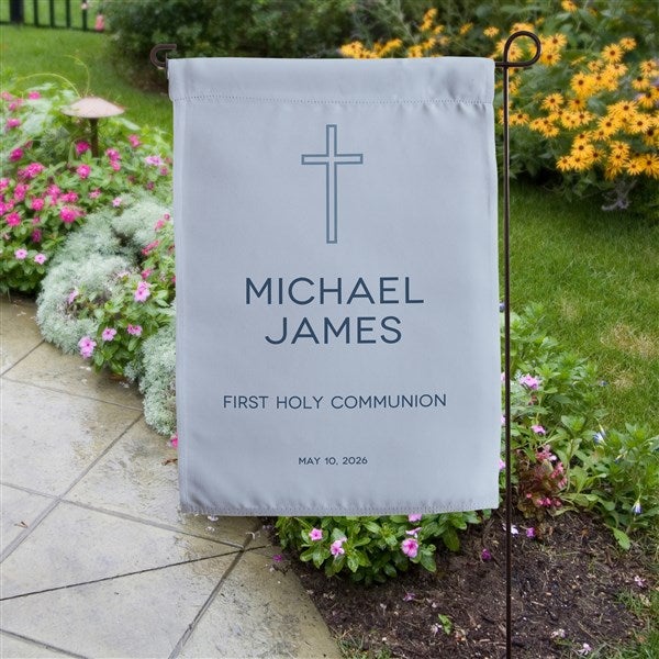 Faithful Communion Personalized Garden Flag - 57513