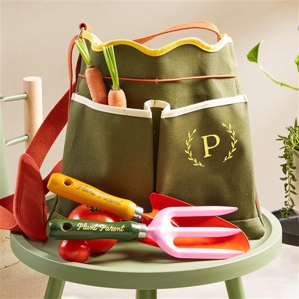 Laurel Initial Personalized Garden Tool Tote Bag - 57610