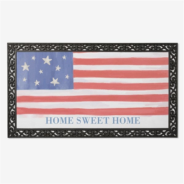Watercolor Freedom Personalized Doormat - 57655