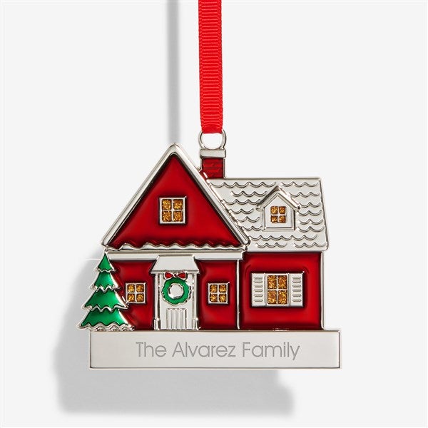 Christmas House Personalized Ornament - 57714